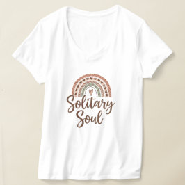 Camiseta Design de alma solitária do estilo Boho