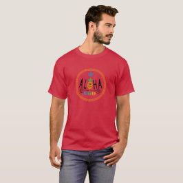 Camiseta Design de Aloha Pineapple - Basic Dark T Shirt