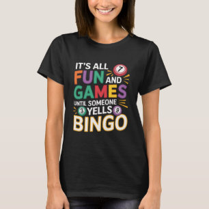 Camiseta Design de Amante de Bingo Engraçado – Presente par