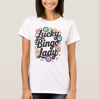 Camiseta Design de Amante de Bingo Engraçado – Presente par
