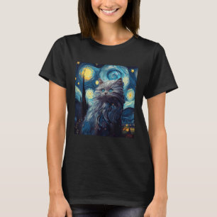 Camiseta Design de Amante de Gato Persa para Mãe e Pai de G