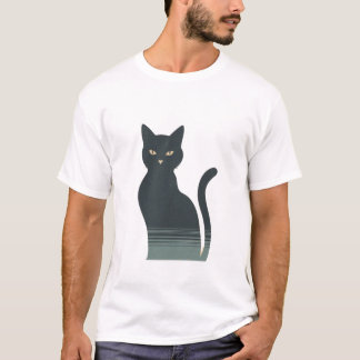 Camiseta Design de anestésico de anestesia com gato preto m