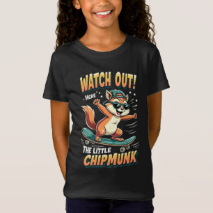 Camiseta 🐿️Design de Animais de Desenho Animado Fofo para