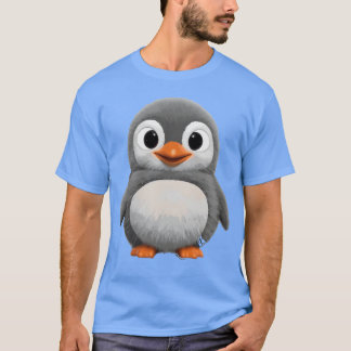 Camiseta design de animais de pinguim menino