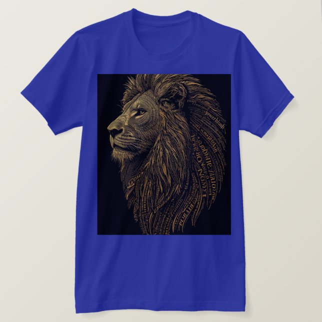 Camiseta Design de animais negros para homens e mulheres (Frente do Design)