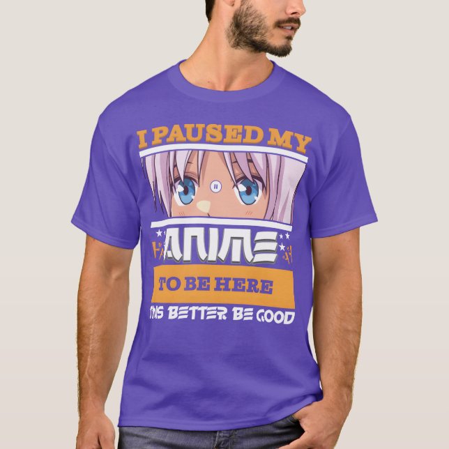 Camiseta Design de anime engraçado para presente de fãs de  (Frente)