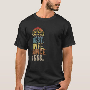 Camiseta Design de Aniversário das Mulheres Melhor Marido S