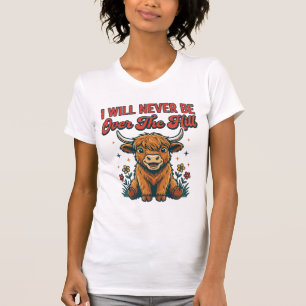 Camiseta Design de aniversário engraçado de vaca das Terras