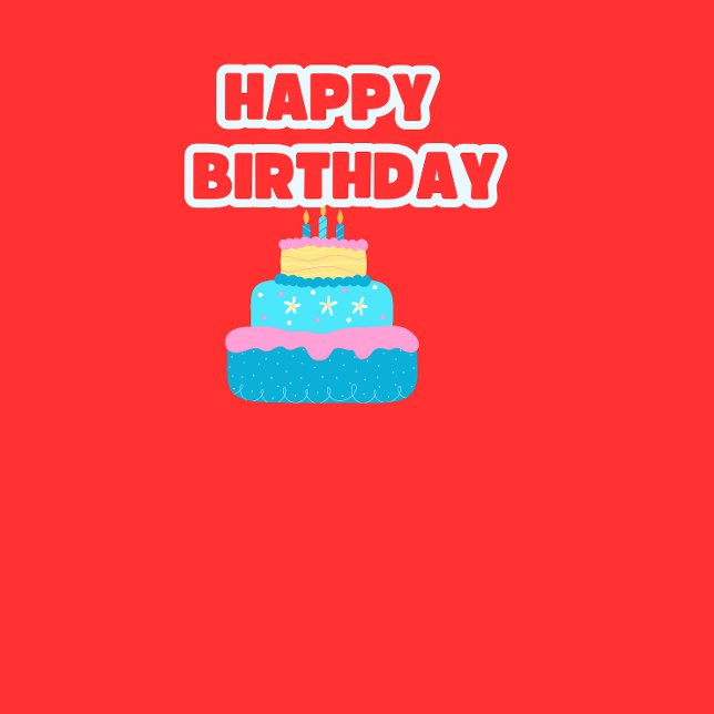 Camiseta Design de aniversário feliz (Criador carregado)