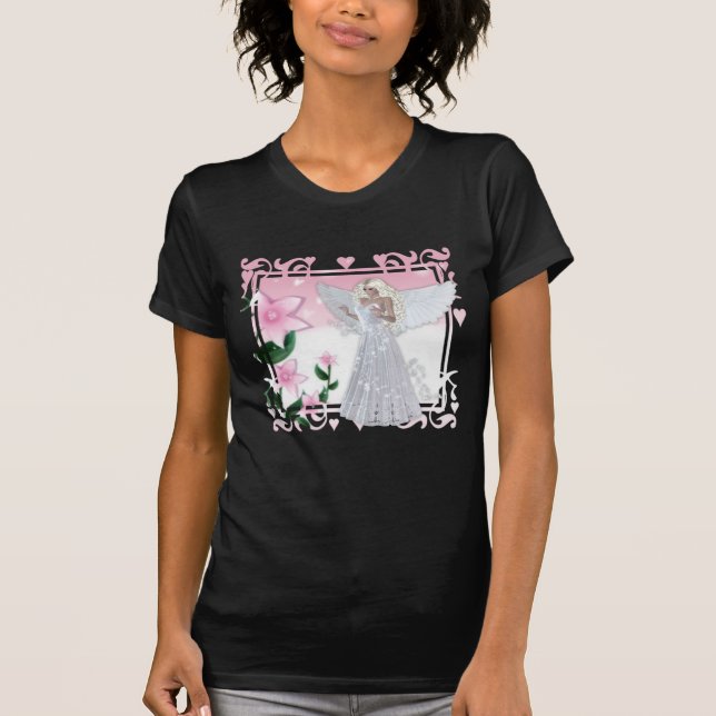 Camiseta Design de Anjo da Flor (Frente)