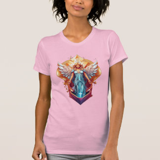 Camiseta Design de anjo pesado