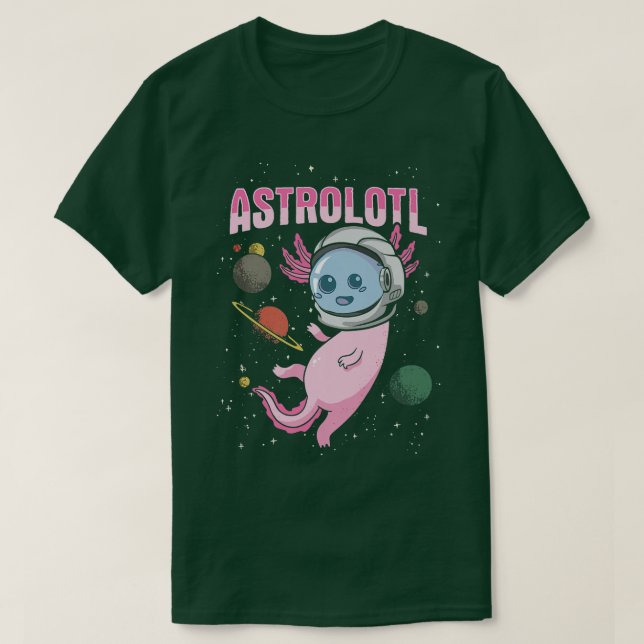 Camiseta Design de Aolotl para o Lover do Astronauta (Frente do Design)