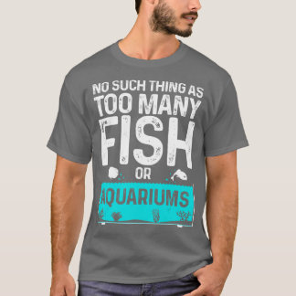 Camiseta Design De Aquário Engraçado Para Mulheres Masculin