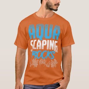 Camiseta Design de Aquascape Perfeito Eu Adoro Aquascaping