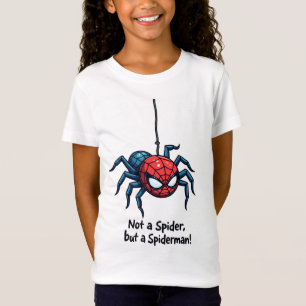 Camiseta Design de aranha super-herói