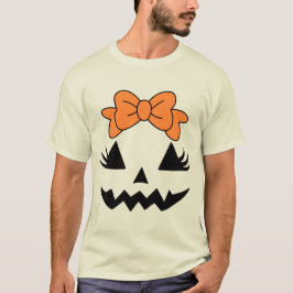 Camiseta Design de Arco Laranja Bril para o Dia das Bruxas