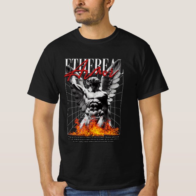Camiseta design de armadura anjo étermer (Frente)