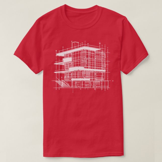 Camiseta design de arquitetura (Frente do Design)