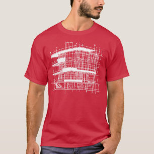 Camiseta design de arquitetura