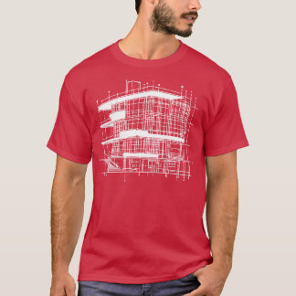 Camiseta design de arquitetura
