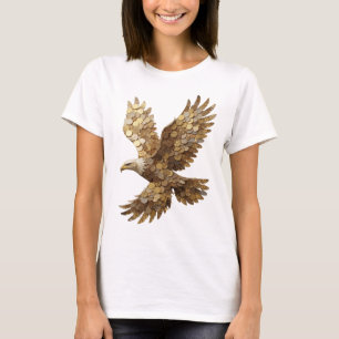 Camiseta Design de Arte Abstrata Prata