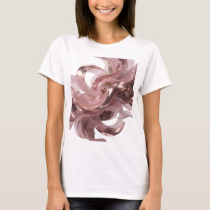 Camiseta Design de ARTE ABSTRATA Prata Novo