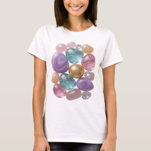 Camiseta Design de ARTE ABSTRATA prateado moderno