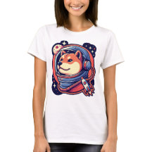 Design de arte de foguete de capacete de cachorro