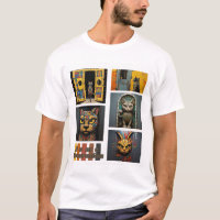 Design de Arte de Gatos de Parede Popular