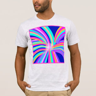 Camiseta Design de Arte de Padrão Único