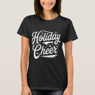 Camiseta Design de arte digital de Natal Cheer