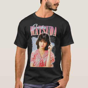 Camiseta Design de Arte do Ventilador Seiko Matsuda Retro 8