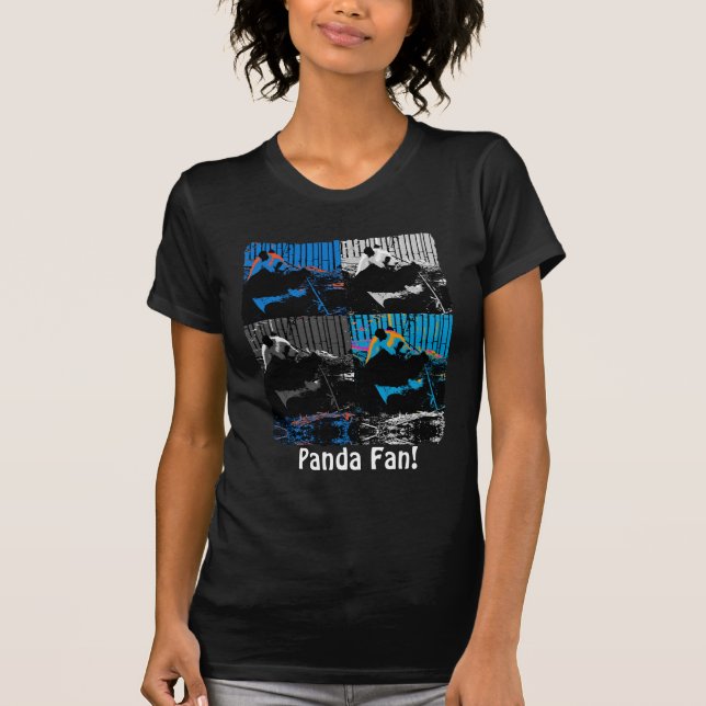 Camiseta Design de Arte Moderna com Urso Panda (Frente)