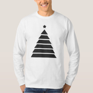 Camiseta Design de árvore de Natal minimalista