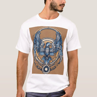 Camiseta design de asa abstrato