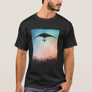 Camiseta Design de Asa Delta Vintage para Homens Mulheres A