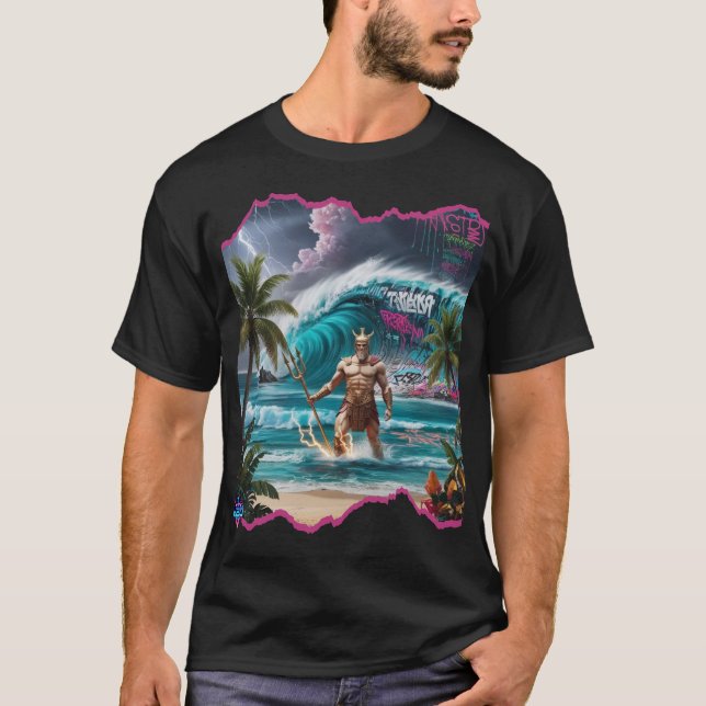 Camiseta Design de Aterrissagem Mystic H2O Fantasy Neptunes (Frente)