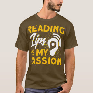 Camiseta Design de Audiência para Linguagem de Sinais