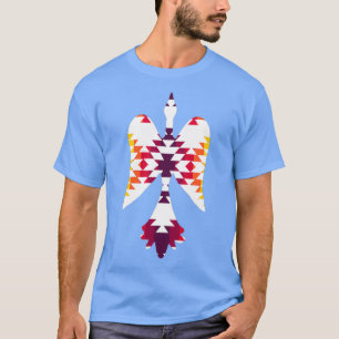 Camiseta Design de Ave Aquática Branca de Incêndio Nato Ame