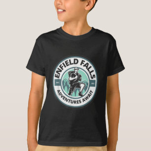 Camiseta Design de Aventura na Montanha_ Caminhada & Acampa