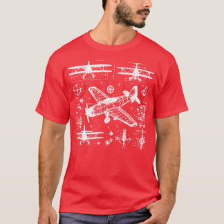 Camiseta design de avião