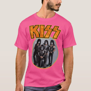 Camiseta Design de Banda do Kiss Vintage