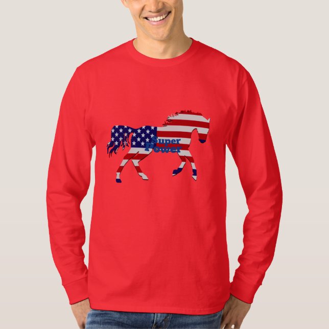 Camiseta Design de Bandeira Americana (Frente)
