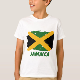 Camiseta Design de bandeira da Jamaica