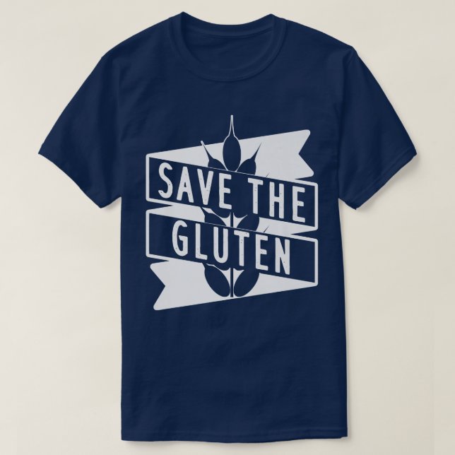 Camiseta Design De Banho De Pão De Glúten (Frente do Design)