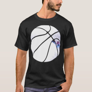Camiseta Design de basquete abstrato - Esportes motivaciona