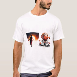 Camiseta Design de basquete criativo - Jogador, Calçado