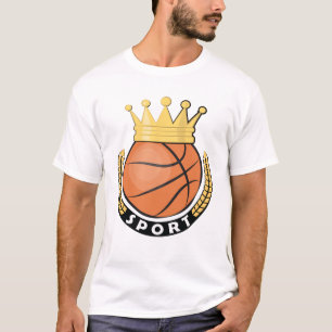 Camiseta Design de Basquete Divertido