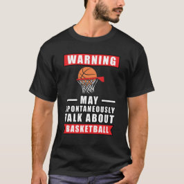 Camiseta Design de Basquete Divertido