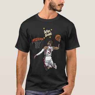 Camiseta Design de basquete Dynamic Slam Dunk